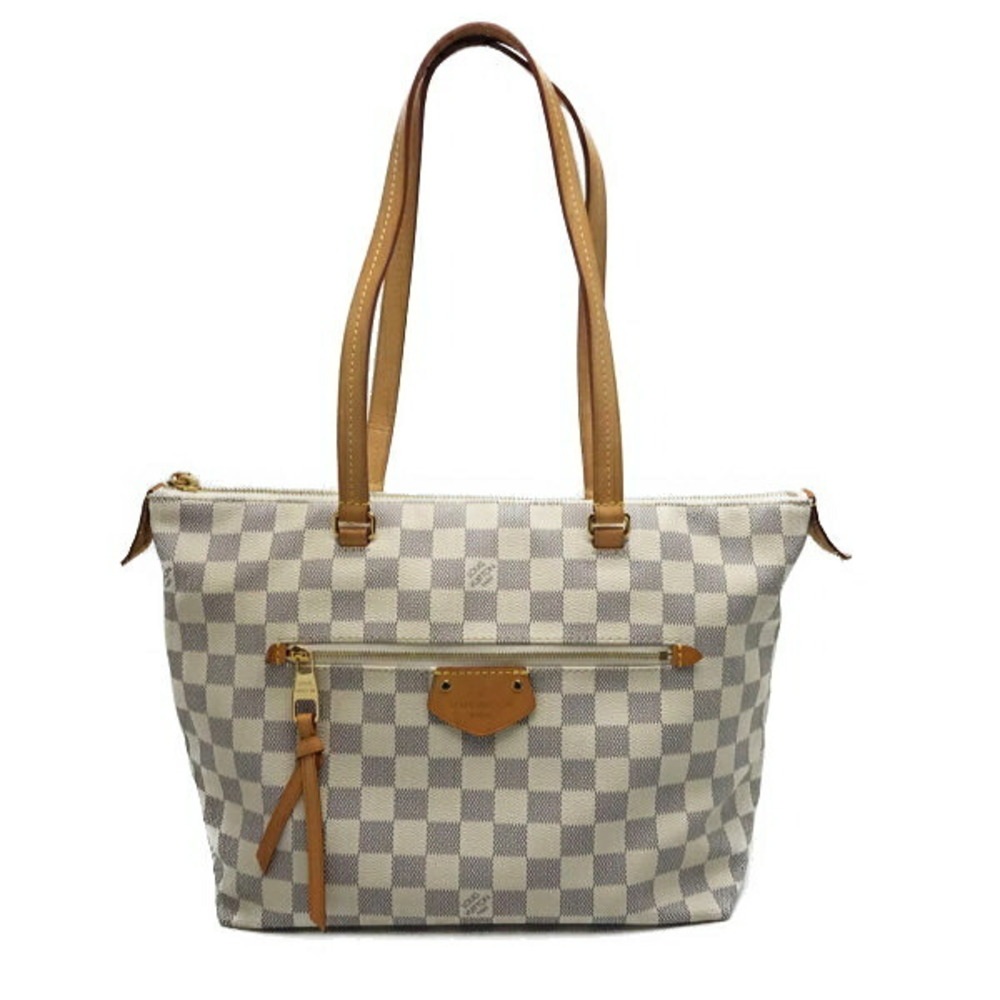 Louis Vuitton Tote Bag Damier Azur White Iena